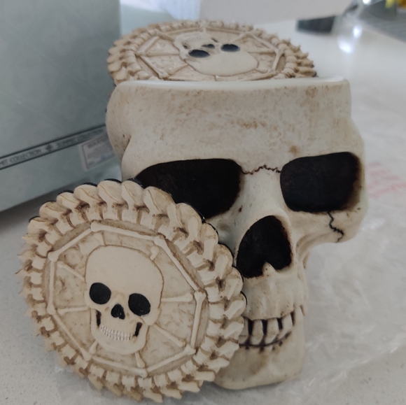 Skull Coasters (Set of 6) - Picture 2 of 5